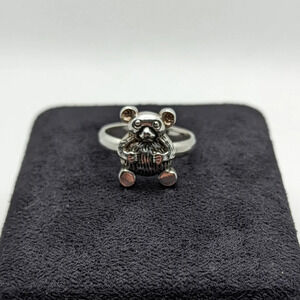 Vintage teddy bear ring